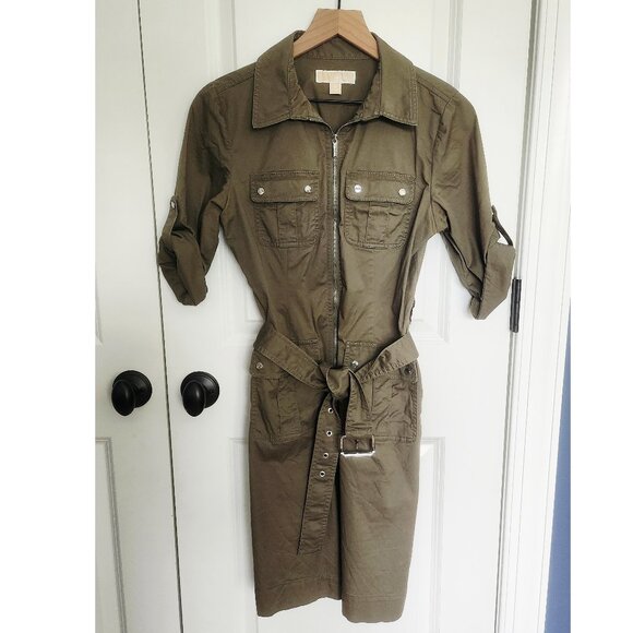 Michael Kors Military Dress - Picture 2 of 13